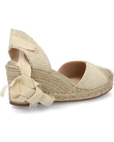 SPORT3PUNTO0 ALPARGATAS DE CUÑA DORADAS CON LAZO AL TOBILLO VARIOS COLORES