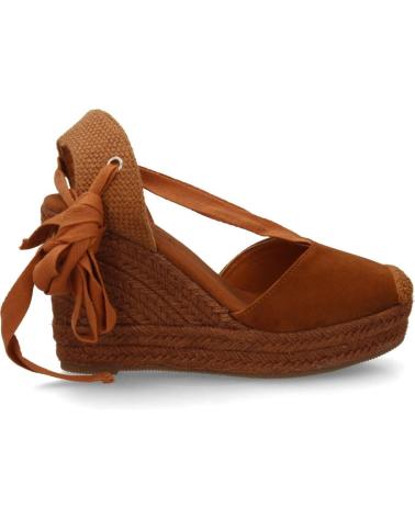 SPORT3PUNTO0 ALPARGATAS DE CUÑA CON CORDONES Y FLECOS PARA MUJER VARIOS COLORES