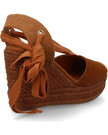 SPORT3PUNTO0 ALPARGATAS DE CUÑA CON CORDONES Y FLECOS PARA MUJER VARIOS COLORES