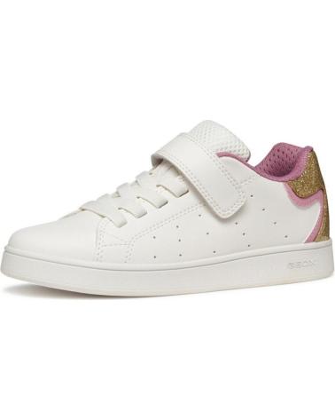 GEOX ZAPATILLAS DEPORTIVAS GEOX J36LRA PARA NIÑA CON VELCRO BLANCO