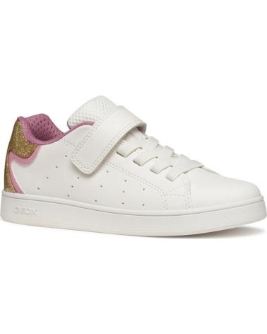 GEOX ZAPATILLAS DEPORTIVAS GEOX J36LRA PARA NIÑA CON VELCRO BLANCO