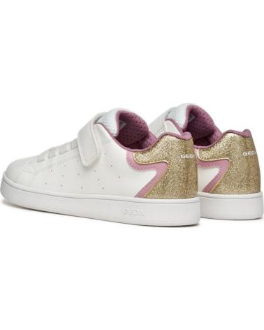 GEOX ZAPATILLAS DEPORTIVAS GEOX J36LRA PARA NIÑA CON VELCRO BLANCO