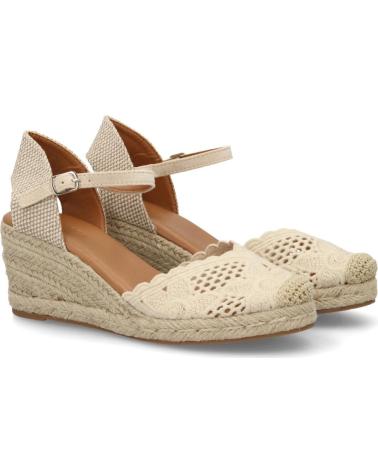 SPORT3PUNTO0 ALPARGATAS DE CUÑA CON TIRAS Y DETALLE TROQUELADO VARIOS COLORES