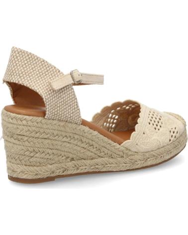 SPORT3PUNTO0 ALPARGATAS DE CUÑA CON TIRAS Y DETALLE TROQUELADO VARIOS COLORES