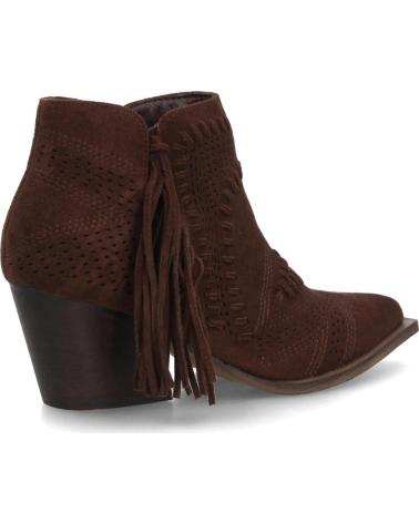 SPORT3PUNTO0 BOTINES DE ANTE CON FLECOS PARA MUJER VARIOS COLORES