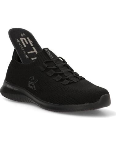 ETIKA ZAPATILLAS DEPORTIVAS MUJER ETIKA 50017 NEGRO NEGRO