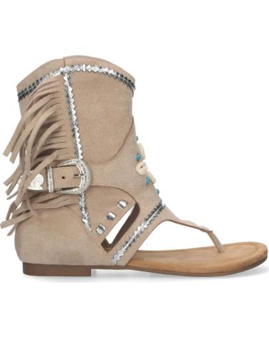 SPORT3PUNTO0 SANDALIAS BOTÍN CON FLECOS Y ADORNOS MUJER VARIOS COLORES