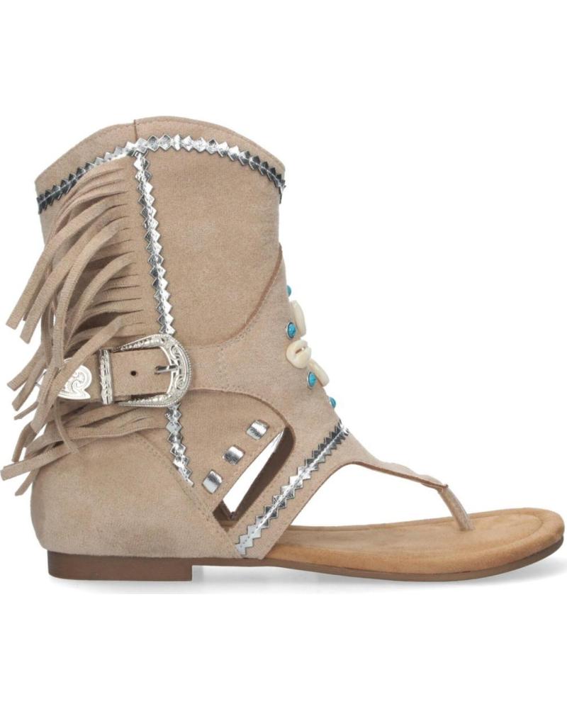 SPORT3PUNTO0 SANDALIAS BOTÍN CON FLECOS Y ADORNOS MUJER VARIOS COLORES