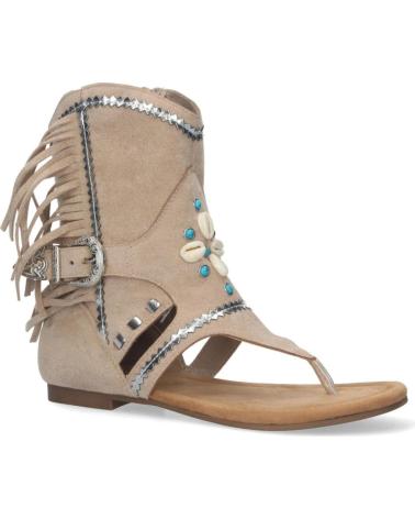 SPORT3PUNTO0 SANDALIAS BOTÍN CON FLECOS Y ADORNOS MUJER VARIOS COLORES