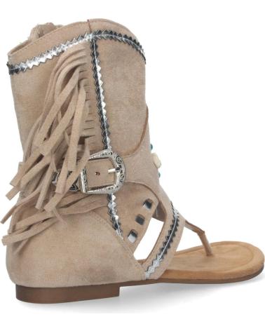 SPORT3PUNTO0 SANDALIAS BOTÍN CON FLECOS Y ADORNOS MUJER VARIOS COLORES