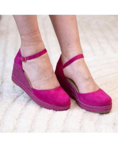 SPORT3PUNTO0 ESPARTEÑAS DE CUÑA CON PULSERA FUCSIA VARIOS COLORES