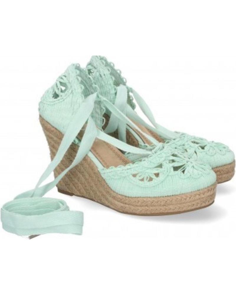 SPORT3PUNTO0 ALPARGATAS DE CUÑA CON CORDONES Y DISEÑO CALADO VARIOS COLORES
