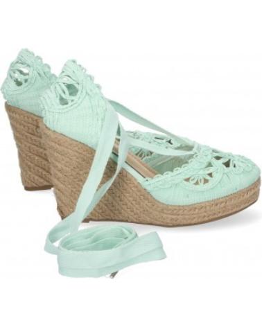 SPORT3PUNTO0 ALPARGATAS DE CUÑA CON CORDONES Y DISEÑO CALADO VARIOS COLORES