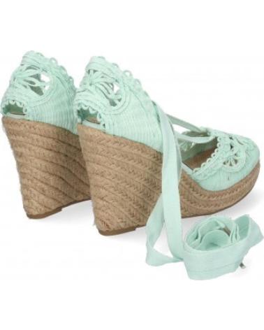 SPORT3PUNTO0 ALPARGATAS DE CUÑA CON CORDONES Y DISEÑO CALADO VARIOS COLORES