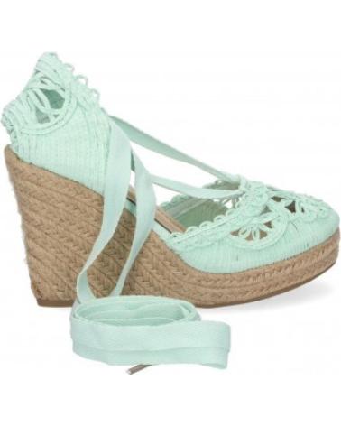 SPORT3PUNTO0 ALPARGATAS DE CUÑA CON CORDONES Y DISEÑO CALADO VARIOS COLORES