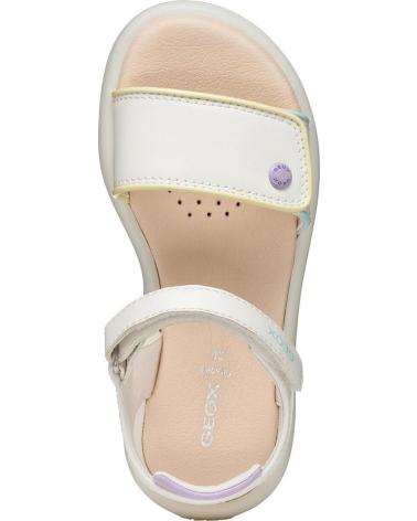 GEOX SANDALIAS PLANAS NINA J65MSC C0653 BLANCO