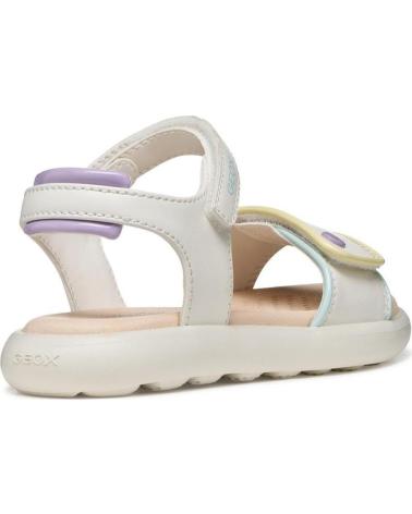 GEOX SANDALIAS PLANAS NINA J65MSC C0653 BLANCO