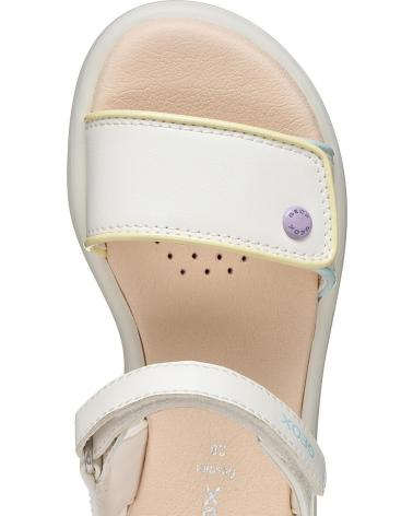 GEOX SANDALIAS PLANAS NINA J65MSC C0653 BLANCO