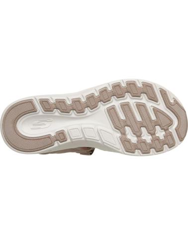 SKECHERS SANDALIAS PLANAS DE MUJER 164078 TPCL TAUPE