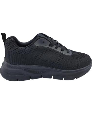CALZADOMANIA ZAPATILLAS DEPORTIVAS MUJER NEGRAS NEGRO