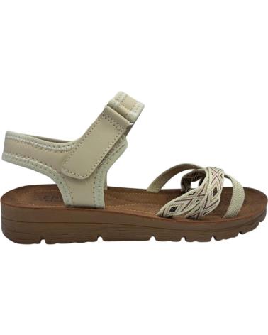 CALZADOMANIA SANDALIA SPORT MUJER BEIGE
