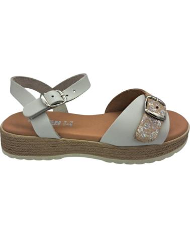 HURAN SANDALIA HURAN NINA PIEL BLANCO BLANCO