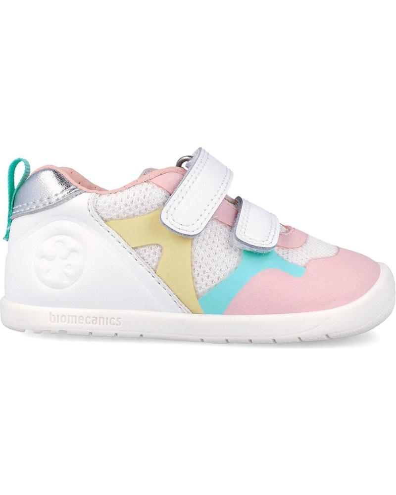 BIOMECANICS ZAPATILLAS BIOMECANICS DEPORTIVAS RESPETUOSAS PARA NIÑA BLANCOMULTICOL