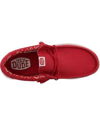 HEY DUDE INFORMALES HOMBRE MODELO WALLY STRETCH CANVAS COLOR ROJO SVY INFORMALES HOMBRE MODELO WALLY STRETCH CANVAS COLOR ROJO S