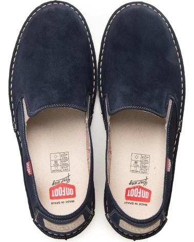 ON FOOT MEN´S NAVY SUEDE BOAT SHOES AZUL