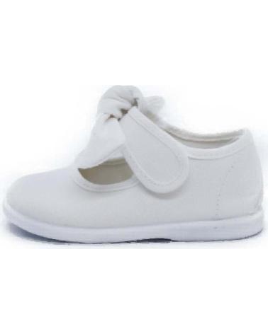 BATILAS SANDALIAS BLANCAS PARA NIÑAS BATILAS CON LAZO BLANCO