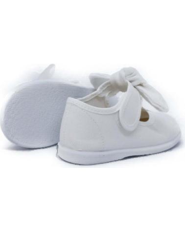 BATILAS SANDALIAS BLANCAS PARA NIÑAS BATILAS CON LAZO BLANCO