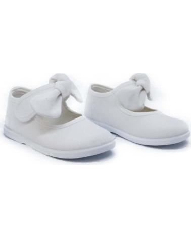 BATILAS SANDALIAS BLANCAS PARA NIÑAS BATILAS CON LAZO BLANCO