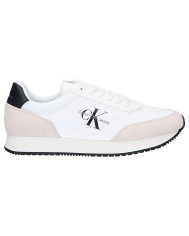 Man Zapatillas deporte CALVIN KLEIN YM0YM00683 RUNNER SU-NY MONO 0K4 WHITE-BLACK