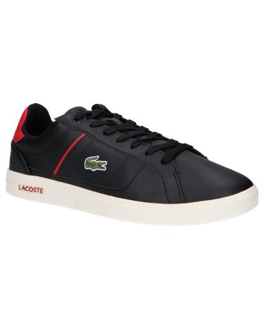 Man Zapatillas deporte LACOSTE 44SMA0012 EUROPA 1B5 BLK-RED