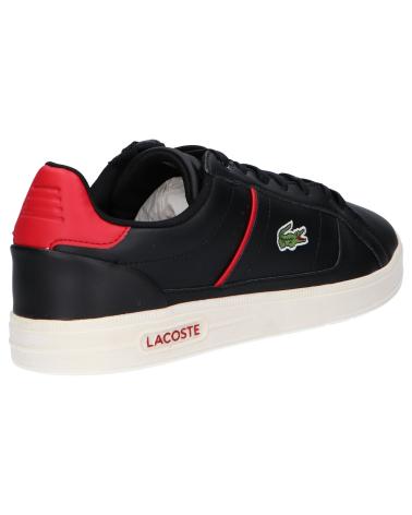 Man Zapatillas deporte LACOSTE 44SMA0012 EUROPA 1B5 BLK-RED
