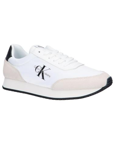 Man Zapatillas deporte CALVIN KLEIN YM0YM00683 RUNNER SU-NY MONO 0K4 WHITE-BLACK