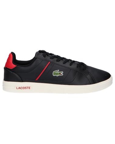 Man Zapatillas deporte LACOSTE 44SMA0012 EUROPA 1B5 BLK-RED