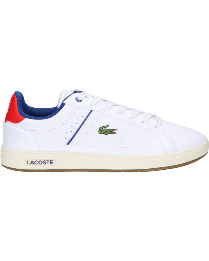 Man sports shoes LACOSTE 44SMA0070 EUROPA 286 WHT-RED Man sports shoes LACOSTE 44SMA0070 EUROPA 286 WHT-RED