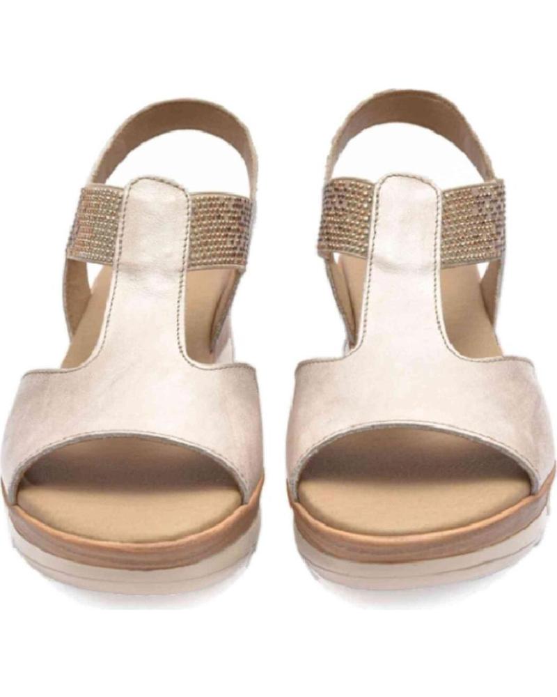 BAERCHI SANDALIAS CUNA-TACON 40202 EN COLOR PARA MUJER METALIZADO