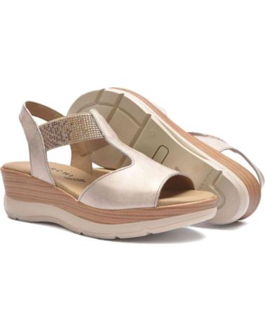 BAERCHI SANDALIAS CUNA-TACON 40202 EN COLOR PARA MUJER METALIZADO