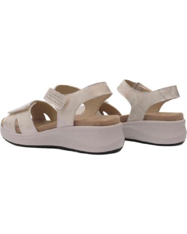 BAERCHI SANDALIAS BAËRCHI DE MUJER BEIGE CON CIERRE DE VELCRO BEIGE