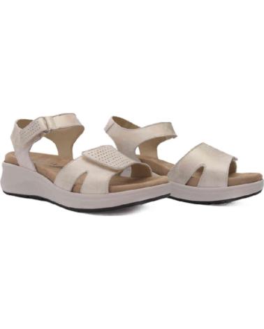 BAERCHI SANDALIAS BAËRCHI DE MUJER BEIGE CON CIERRE DE VELCRO BEIGE
