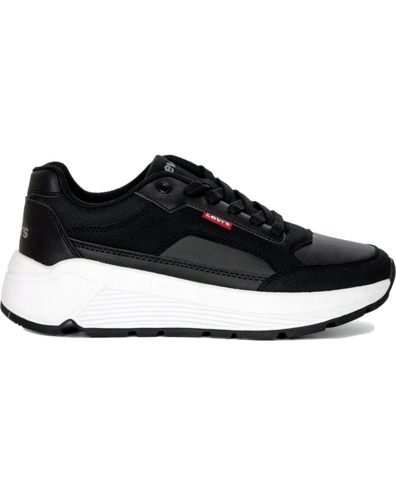 Tenis levis top mujer negro
