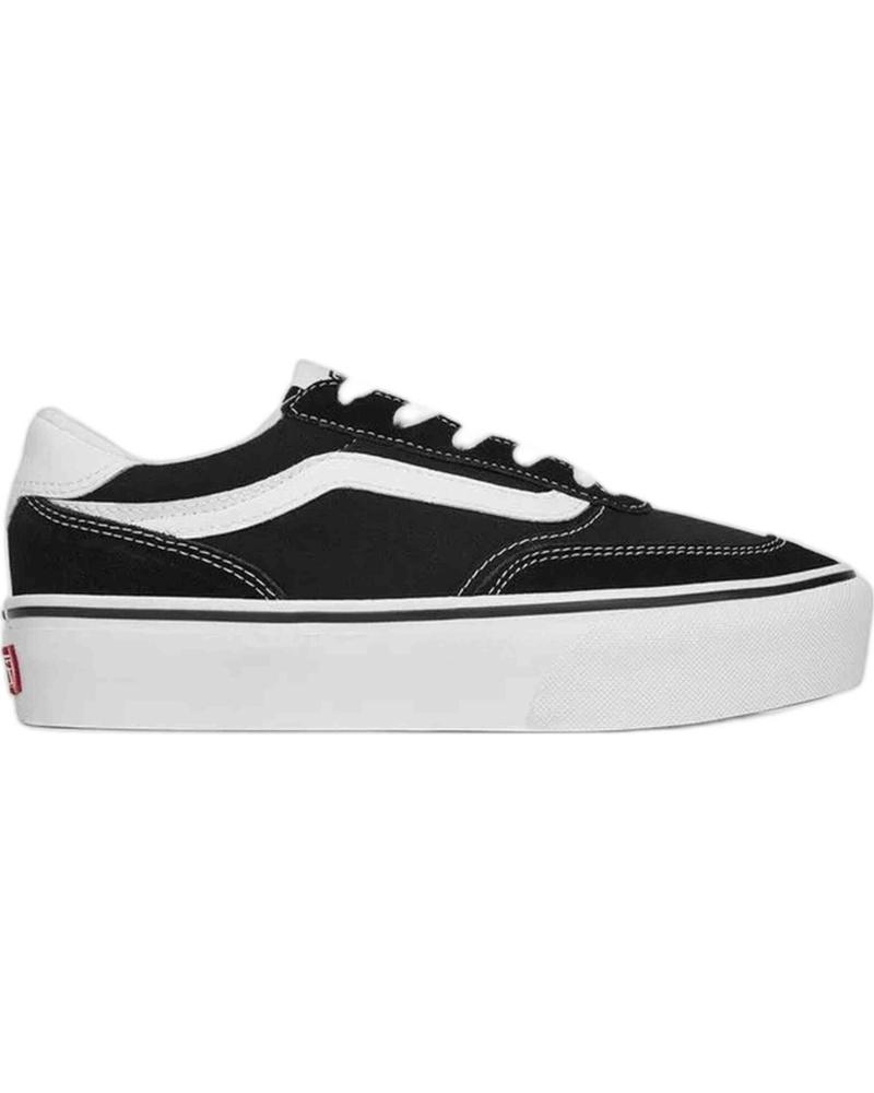 VANS OFF THE WALL SCARPE VANS OLD SKOOL PLATFORM NERE DONNA NEGRO