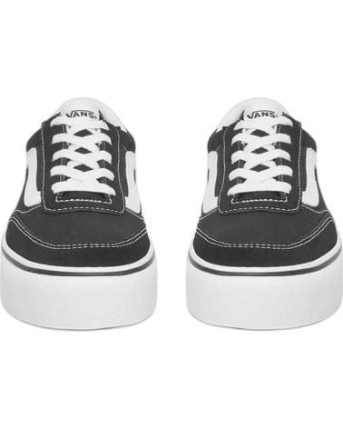 VANS OFF THE WALL SCARPE VANS OLD SKOOL PLATFORM NERE DONNA NEGRO