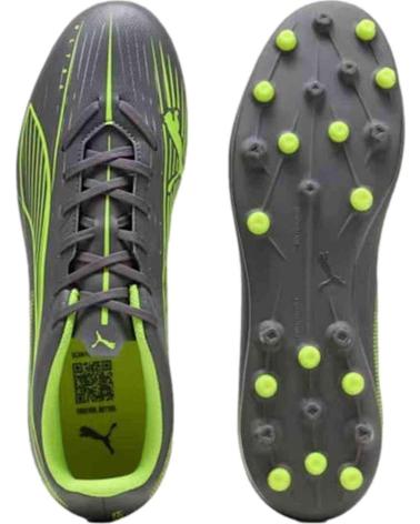 PUMA SCARPE DA CALCIO ULTRA FG, RIF: 892258, ARGENTO E GIALLO MATTE AGED SILVER-YELLOW ALERT-PUMA SILVER