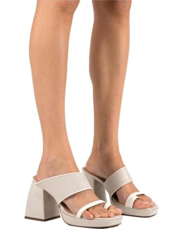 MIM MULES CON TACCO MIM ECRÙ DA DONNA ECRU