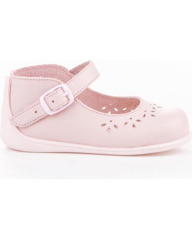 Zapatos de Niña ANGELITOS MERCEDITA PIEL 101 ROSA