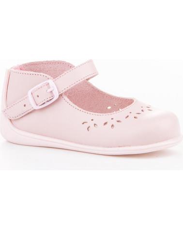 Zapatos de Niña ANGELITOS MERCEDITA PIEL 101 ROSA