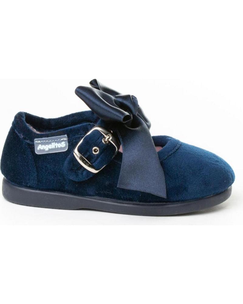 Zapatos de Niña ANGELITOS PANTUFLA CEREMONIA 145 MARINO